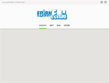 Tablet Screenshot of edirnegezgini.com